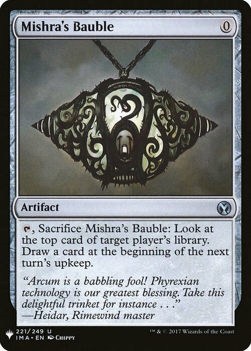 Mishra's Bauble ~ Mystery Booster [ NearMint ] [ Magic MTG ] - London Magic Traders Limited