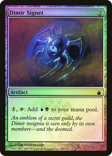 FOIL Dimir Signet ~ Ravnica: City of Guilds [ NearMint ] [ Magic MTG ] - London Magic Traders Limited