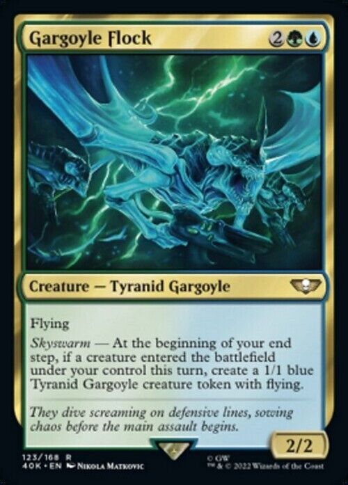 Gargoyle Flock ~ Commander: Warhammer 40,000 [ NearMint ] [ Magic MTG ] - London Magic Traders Limited