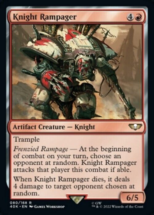 Knight Rampager ~ Commander: Warhammer 40,000 [ NearMint ] [ Magic MTG ]