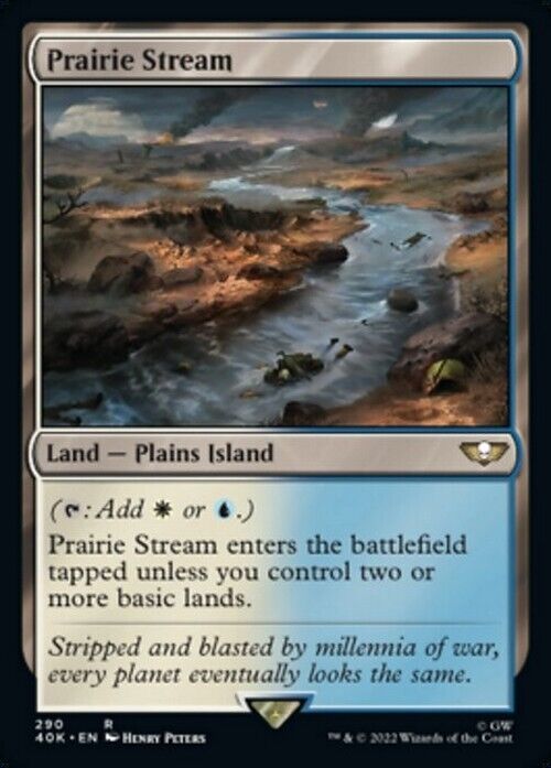 Prairie Stream ~ Commander: Warhammer 40,000 [ NearMint ] [ Magic MTG ]