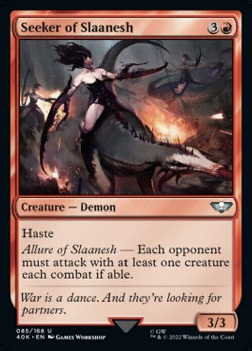 Seeker of Slaanesh ~ Commander: Warhammer 40,000 [ NearMint ] [ Magic MTG ] - London Magic Traders Limited