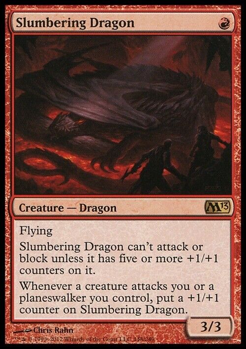 Slumbering Dragon ~ Magic 2013 [ Excellent ] [ Magic MTG ]