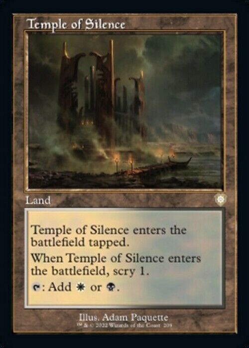 Temple of Silence ~ Commander: The Brothers' War [ NearMint ] [ Magic MTG ] - London Magic Traders Limited