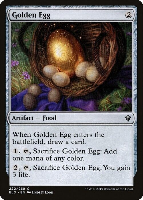 Golden Egg ~ Throne of Eldraine [ NearMint ] [ Magic MTG ] - London Magic Traders Limited