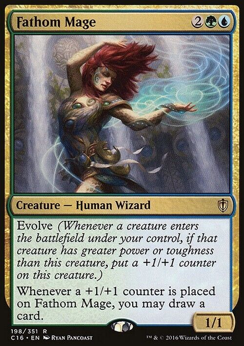 Fathom Mage ~ Commander 2016 [ Excellent ] [ Magic MTG ] - London Magic Traders Limited