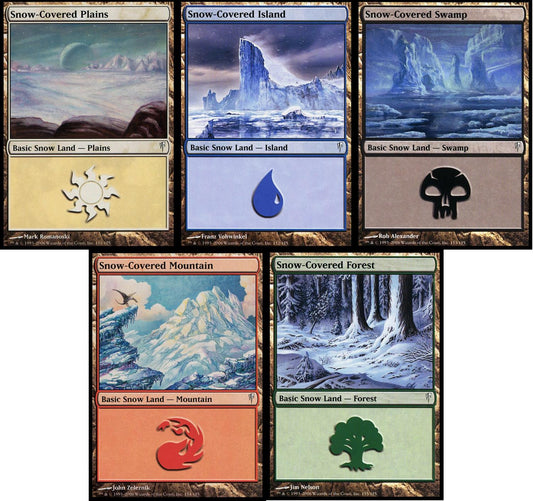 Choose your SNOW-COVERED LAND ~ Coldsnap [ Excellent ] [ Magic MTG ]