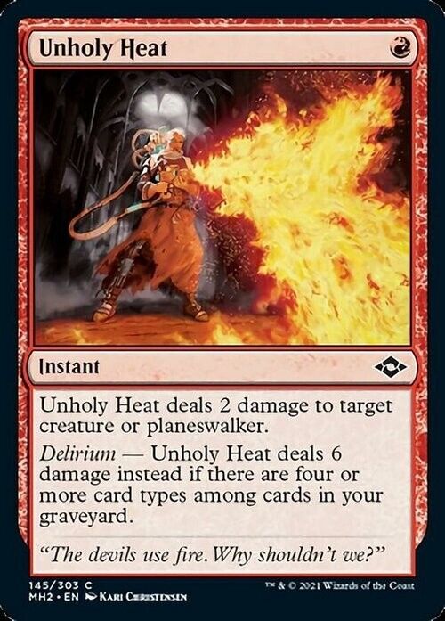 Unholy Heat ~ Modern Horizons 2 [ NearMint ] [ Magic MTG ] - London Magic Traders Limited