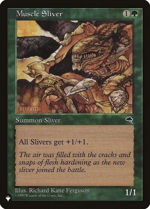 Muscle Sliver ~ The List [ NearMint ] [ Magic MTG ] - London Magic Traders Limited