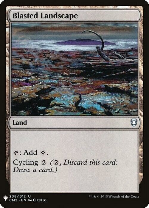 Blasted Landscape ~ Mystery Booster [ NearMint ] [ Magic MTG ] - London Magic Traders Limited