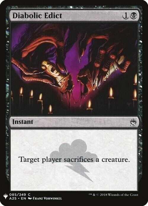 Diabolic Edict ~ Mystery Booster [ NearMint ] [ Magic MTG ] - London Magic Traders Limited