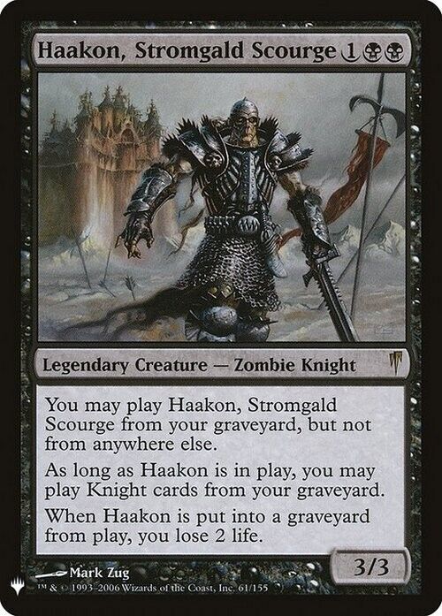 Haakon, Stromgald Scourge ~ Mystery Booster [ NearMint ] [ Magic MTG ] - London Magic Traders Limited