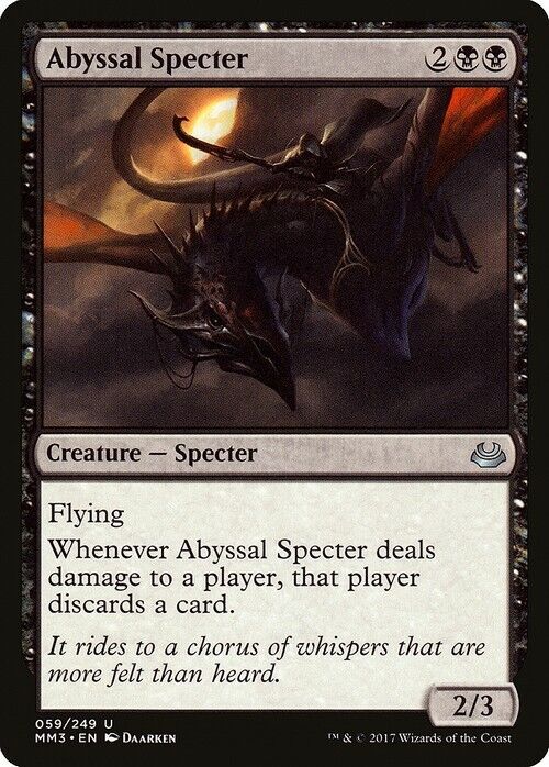 Abyssal Specter ~ Modern Masters 2017 [ Excellent ] [ Magic MTG ] - London Magic Traders Limited