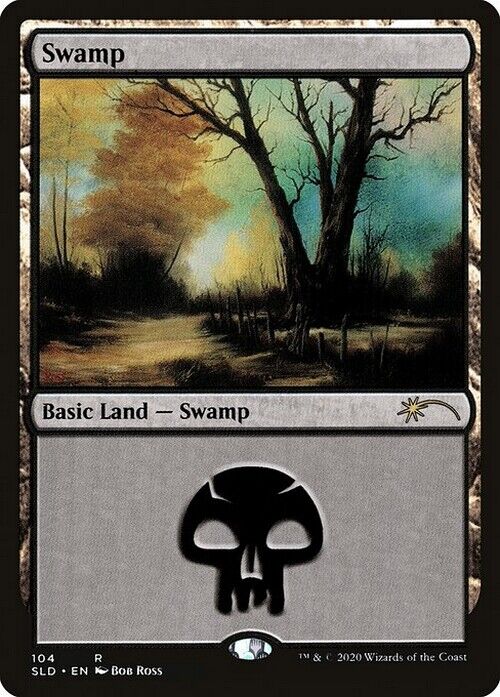 Swamp #104 ~ Secret Lair [ NearMint ] [ Magic MTG ] - London Magic Traders Limited