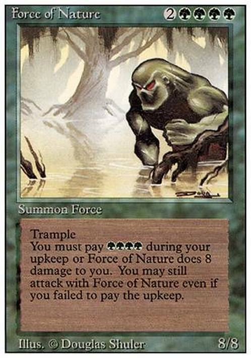 Force of Nature ~ Revised [ Excellent ] [ Magic MTG ] - London Magic Traders Limited