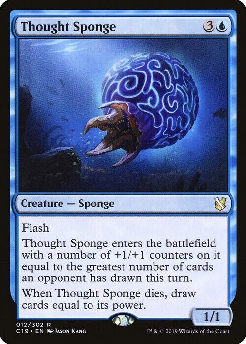 Thought Sponge ~ Commander 2019 [ Excellent ] [ Magic MTG ] - London Magic Traders Limited