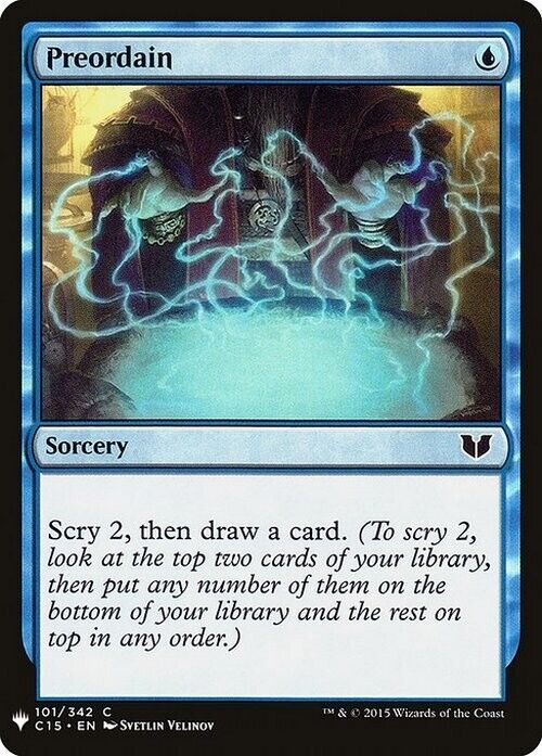 Preordain ~ Mystery Booster [ NearMint ] [ Magic MTG ] - London Magic Traders Limited