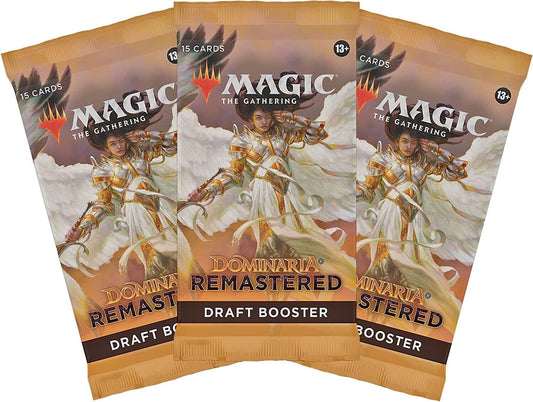 3 x DRAFT Booster Pack ~ Dominaria Remastered ~ Magic MTG SEALED - London Magic Traders Limited