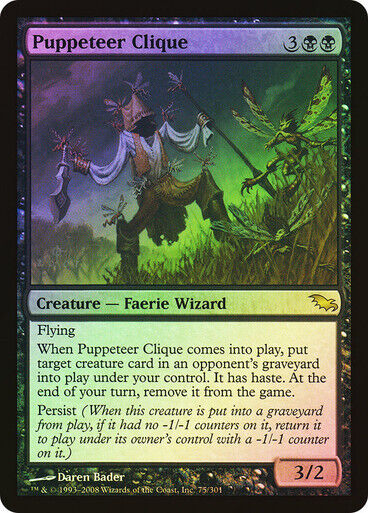 FOIL Puppeteer Clique ~ Shadowmoor [ NearMint ] [ Magic MTG ] - London Magic Traders Limited