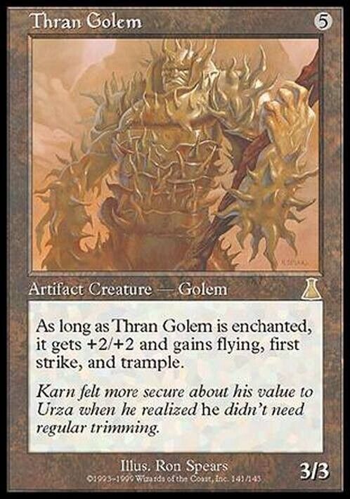 Thran Golem ~ Urza's Destiny [ Excellent ] [ Magic MTG ] - London Magic Traders Limited