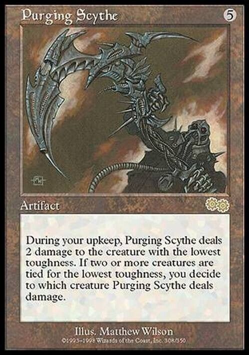 Purging Scythe ~ Urza's Saga [ Excellent ] [ Magic MTG ] - London Magic Traders Limited