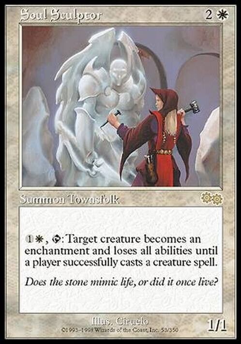 Soul Sculptor ~ Urza's Saga [ Excellent ] [ Magic MTG ] - London Magic Traders Limited