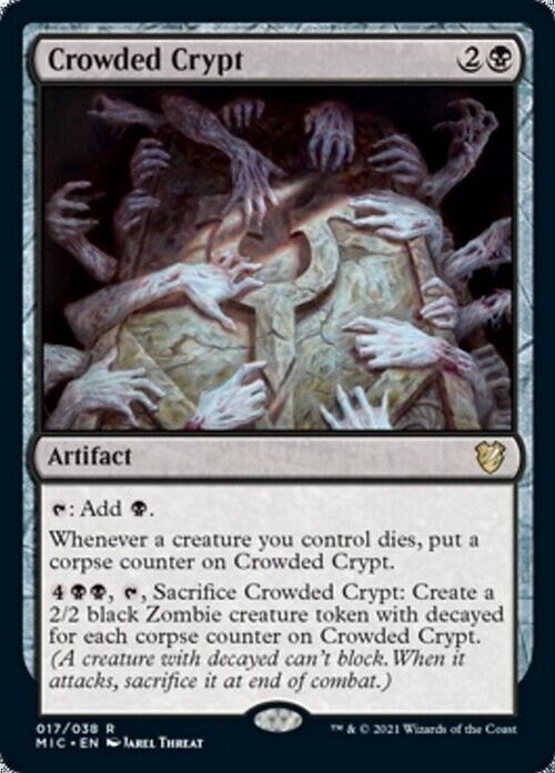 Crowded Crypt ~ Commander: Midnight Hunt [ NearMint ] [ Magic MTG ] - London Magic Traders Limited