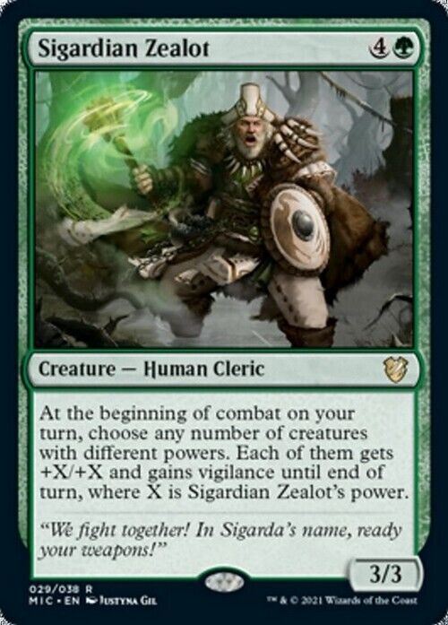 Sigardian Zealot ~ Commander: Midnight Hunt [ NearMint ] [ Magic MTG ] - London Magic Traders Limited