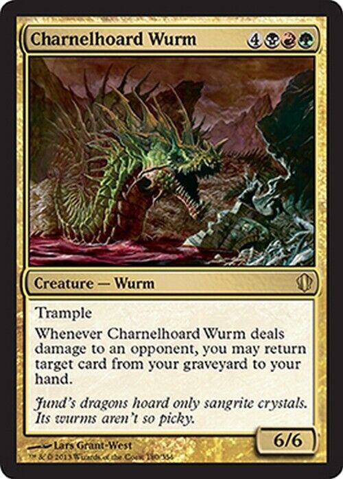 Charnelhoard Wurm ~ Commander 2013 [ Excellent ] [ Magic MTG ] - London Magic Traders Limited