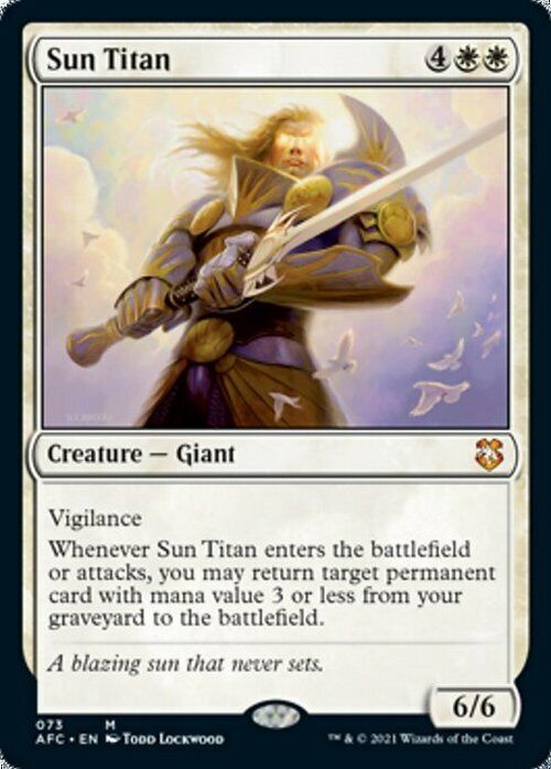 Sun Titan ~ Commander: Adventures in the Forgotten Realms [ NM ] - London Magic Traders Limited