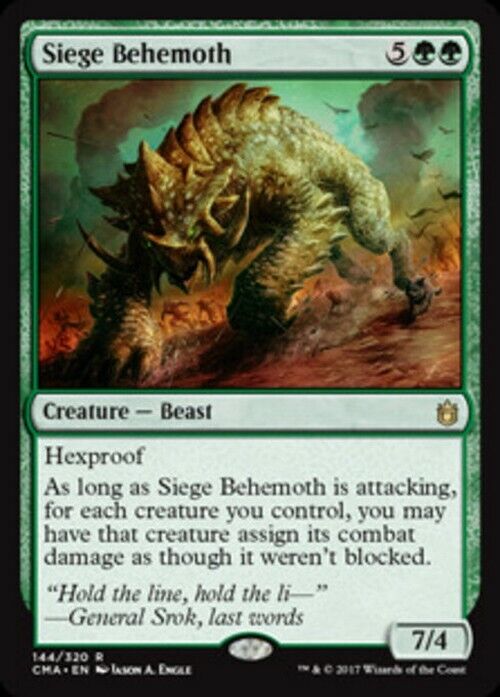Siege Behemoth ~ Commander Anthology [ Excellent ] [ Magic MTG ] - London Magic Traders Limited