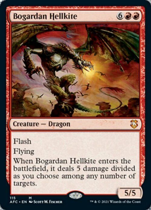 Bogardan Hellkite ~ Commander: Adventures in the Forgotten Realms [ NM ] [ MTG ] - London Magic Traders Limited