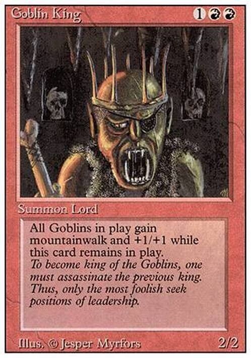 Goblin King ~ Revised [ Excellent ] [ Magic MTG ] - London Magic Traders Limited