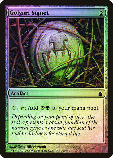 FOIL Golgari Signet ~ Ravnica: City of Guilds [ Excellent ] [ Magic MTG ] - London Magic Traders Limited