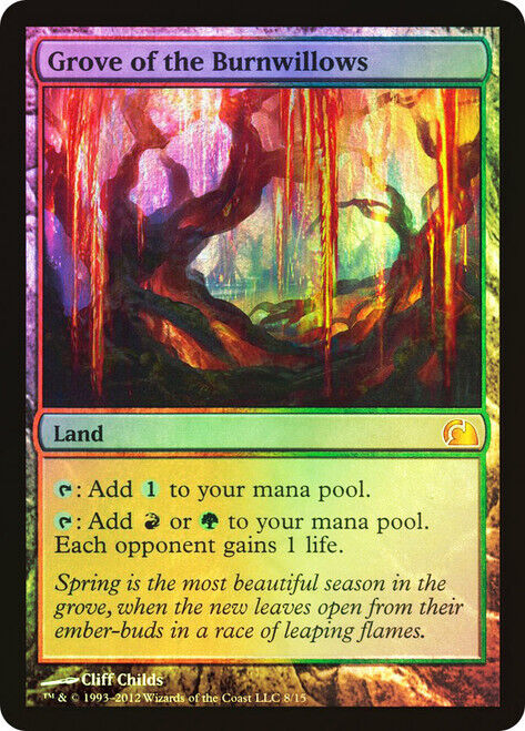 FOIL Grove of the Burnwillows ~ From the Vault [ Excellent ] [ Magic MTG ] - London Magic Traders Limited