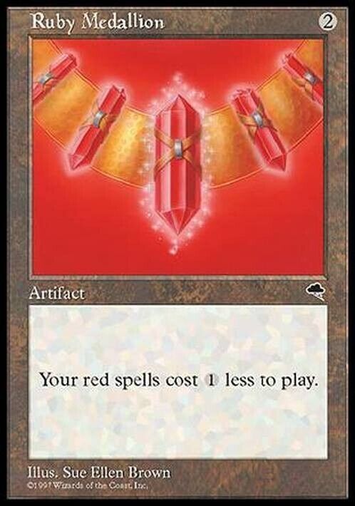 Ruby Medallion ~ Tempest [ MODERATELY PLAYED ] [ Magic MTG ] - London Magic Traders Limited