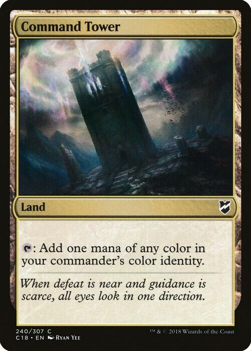 Command Tower ~ Commander 2018 [ NearMint ] [ Magic MTG ] - London Magic Traders Limited