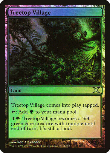 FOIL Treetop Village ~ Gateway Promos [ Excellent ] [ Magic MTG ] - London Magic Traders Limited
