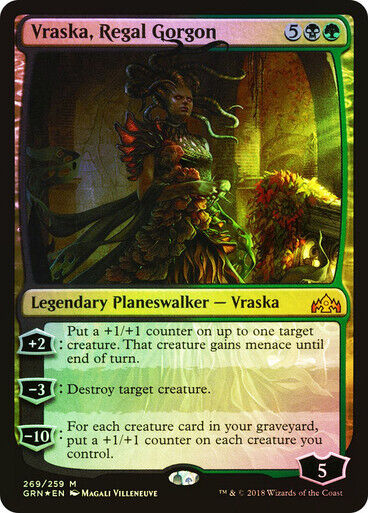 FOIL Vraska, Regal Gorgon ~ Guilds of Ravnica [ NearMint ] [ Magic MTG ] - London Magic Traders Limited