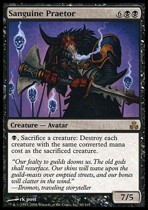 Sanguine Praetor ~ Guildpact [ Excellent ] [ Magic MTG ] - London Magic Traders Limited