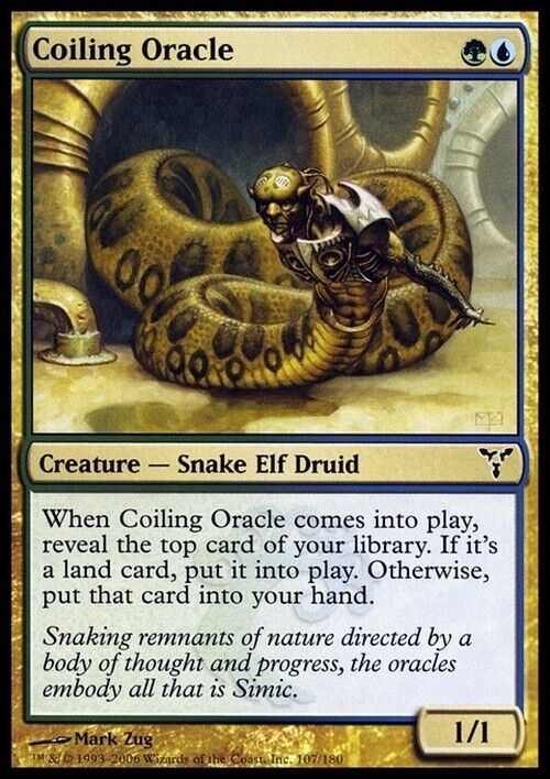 Coiling Oracle ~ Dissension [ Excellent ] [ Magic MTG ] - London Magic Traders Limited
