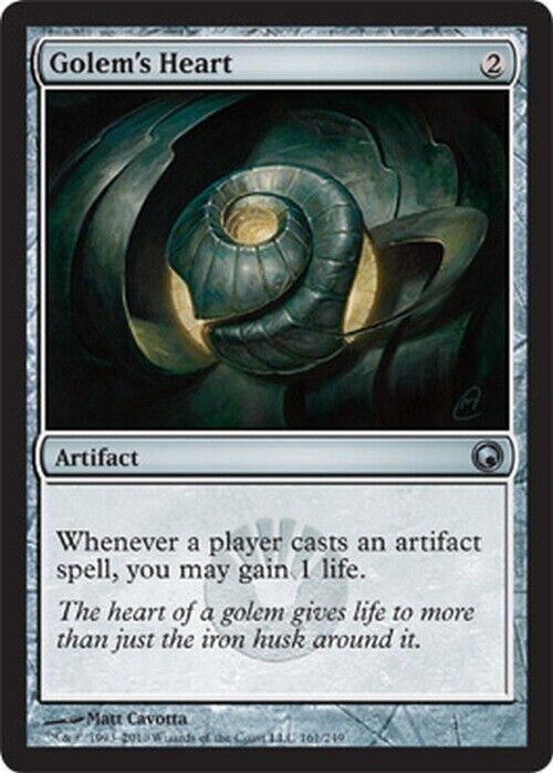 Golem's Heart ~ Scars of Mirrodin [ Excellent ] [ Magic MTG ] - London Magic Traders Limited