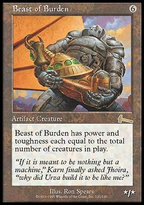 Beast of Burden ~ Urza's Legacy [ Excellent ] [ Magic MTG ] - London Magic Traders Limited