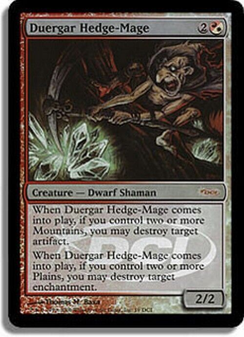 FOIL Duergar Hedge-Mage ~ Gateway Promos [ Excellent ] [ Magic MTG ] - London Magic Traders Limited