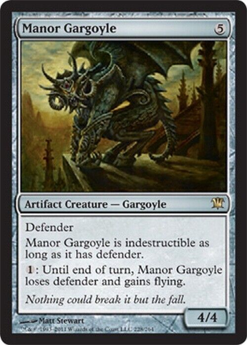 Manor Gargoyle ~ Innistrad [ Excellent ] [ Magic MTG ] - London Magic Traders Limited