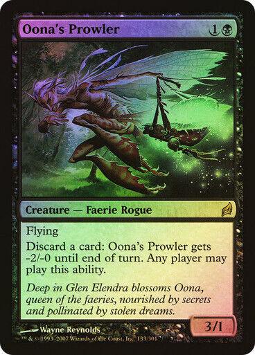 FOIL Oona's Prowler ~ Lorwyn [ Excellent+ ] [ Magic MTG ] - London Magic Traders Limited
