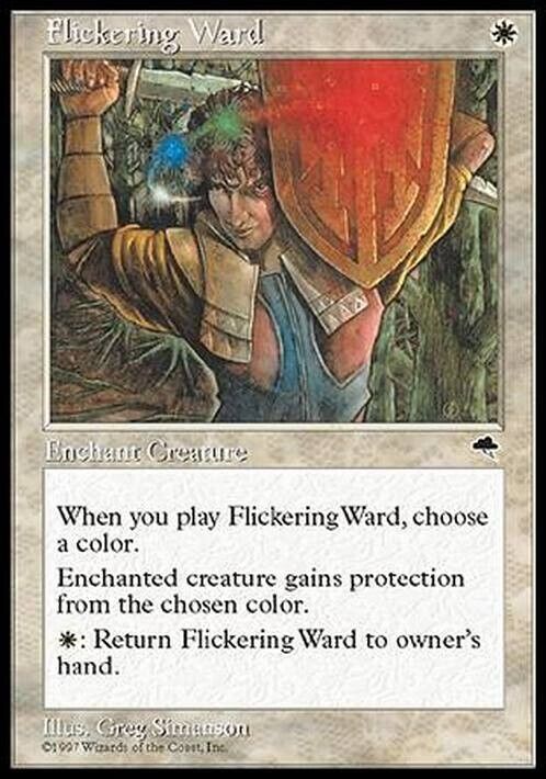 Flickering Ward ~ Tempest [ Excellent ] [ Magic MTG ] - London Magic Traders Limited
