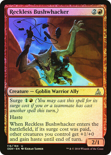 FOIL Reckless Bushwhacker ~ Oath of the Gatewatch [ Excellent ] [ Magic MTG ]