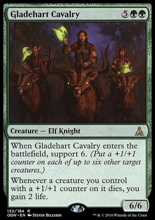 Gladehart Cavalry ~ Oath of the Gatewatch [ Excellent ] [ Magic MTG ] - London Magic Traders Limited