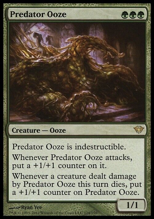 Predator Ooze ~ Dark Ascension [ Excellent ] [ Magic MTG ] - London Magic Traders Limited